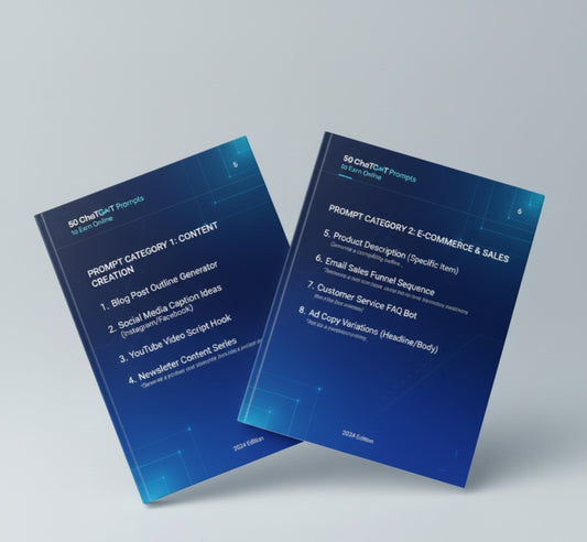 50 ChatGPT Prompts to Earn Online | Make Money with AI, Freelancing & Side Hustles (PDF)