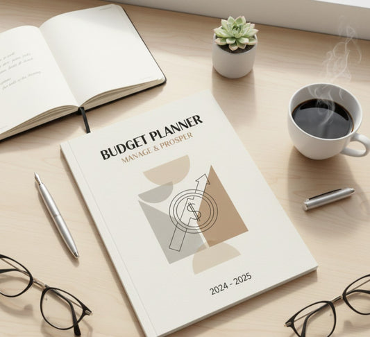 Budget Planner Printable PDF | Monthly Expense Tracker, Savings & Finance Planner