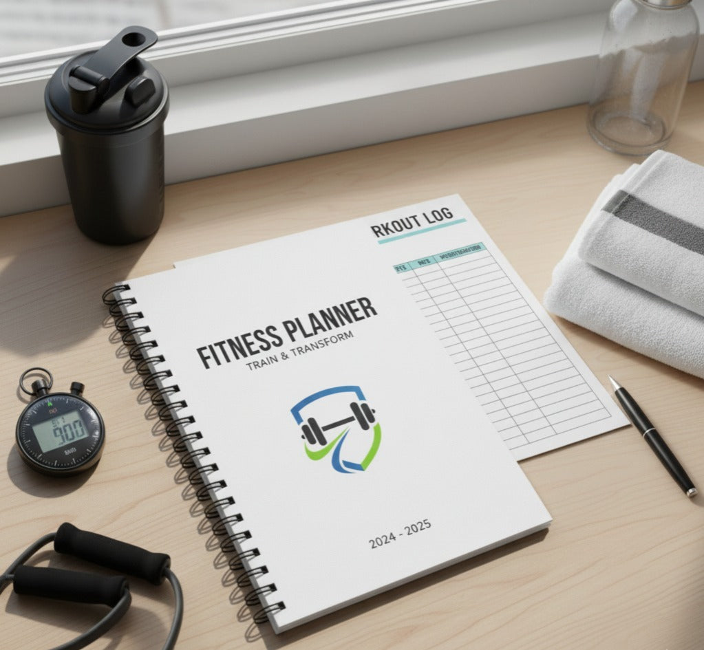 Fitness & Workout Planner Printable | Gym Log, Habit Tracker & Health Planner PDF