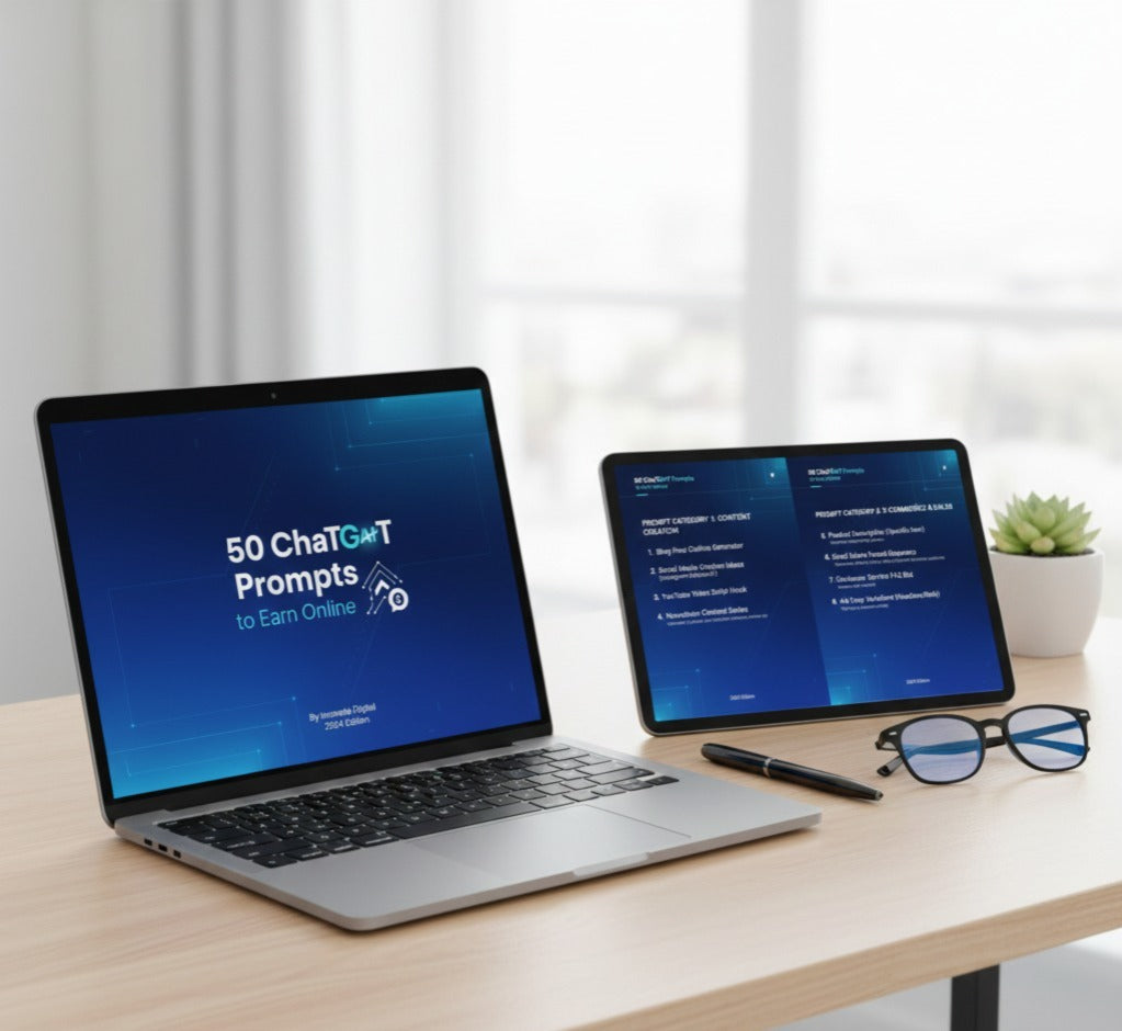 50 ChatGPT Prompts to Earn Online | Make Money with AI, Freelancing & Side Hustles (PDF)